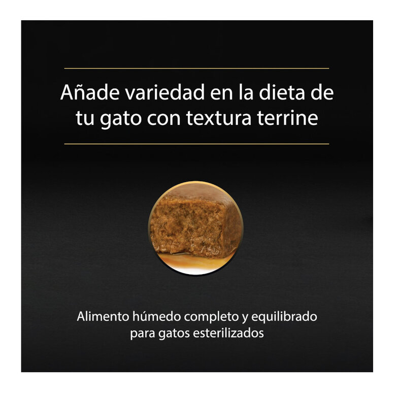 Pro Plan NutriSavour Sterilised 7+ Peru terrina para gatos, , large image number null